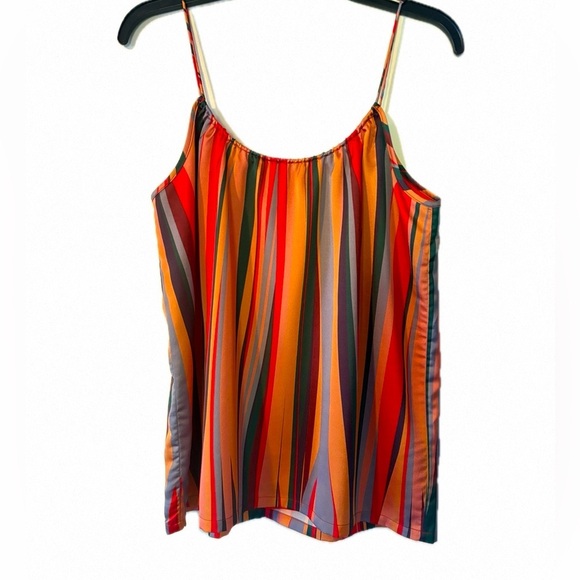 Anthropologie O’Dells Boho Multicolor Striped Cami, S/M, Hippie Festival Drapey - Picture 4 of 8